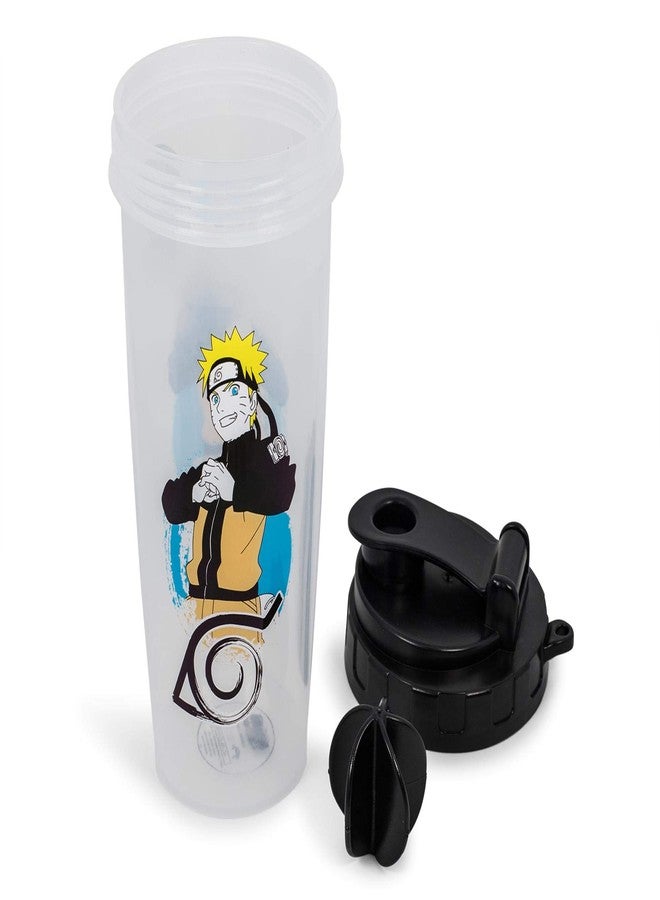 JUST FUNKY Naruto Shippuden Plastic Shaker Bottle | Portable Blender For Shakes And Smoothies | BPA-Free Drink Mixer Shaker Bottle With Blender Piece | Holds 20 Ounces - Image 2